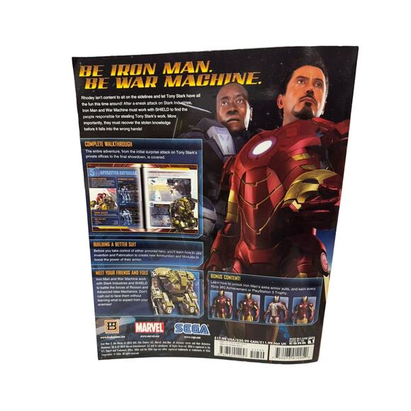 BRAND OFFICIAL IRON MAN 2 STRATEGY GUIDE BY BRADY GAMES FOR PC, Xbox 360, PS3 - Picture 2 of 2